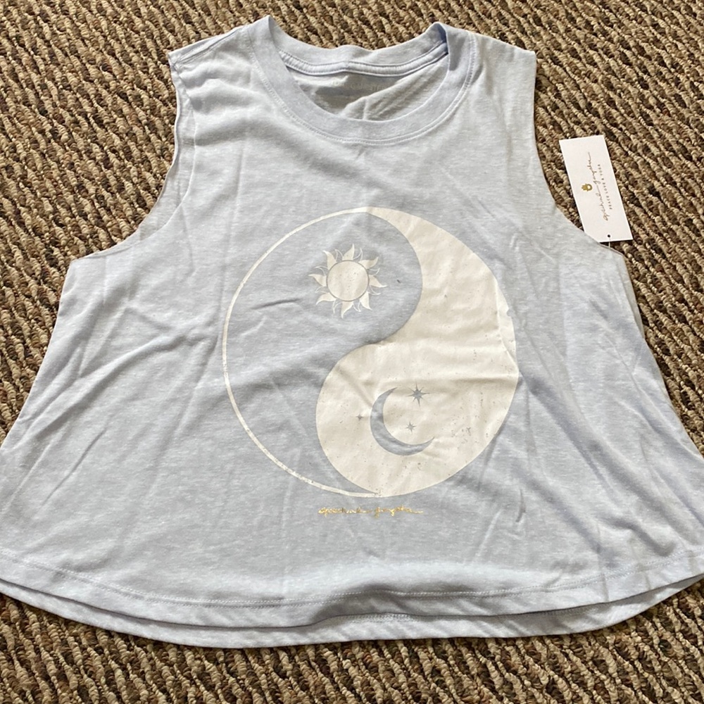 NWT Spiritual Gangster Celestial Crop Muscle Tank size L